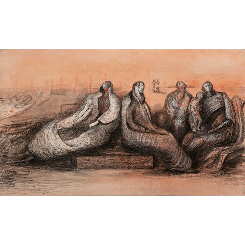 Group of Seated Figures